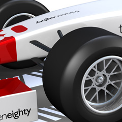 Thirteen Eighty F1 Car 3d model